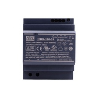 Pas cher Mean bien HDR-100-12 12v 100W Din rail KNX Alimentation à découpage