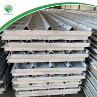 Panel de Techo y Pared de Acero Galvanizado EPS Sandwich de 50-200 mm, Personalizado de Fábrica, Interior Completamente Tecnológico, Resistente al Fuego y Ecológico