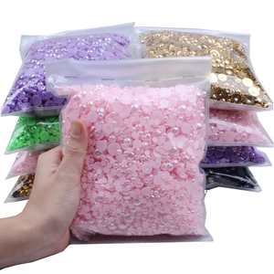 Perles plates en résine couleur AB de 10g, plusieurs tailles, strass pour la décoration de bijoux, sacs, chaussures et coques de téléphone DIY - Product Image 3