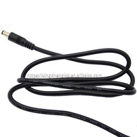 DC 12V 10A 5,5mm * 2,1mm Cable de extensión macho a macho Cable adaptador de alta potencia 18AWG