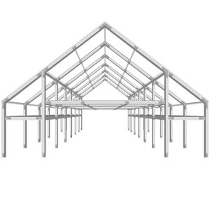 Trọng lượng nặng khung kết cấu thép thương mại xây dựng nhà xưởng đúc sẵn - Product Image 1