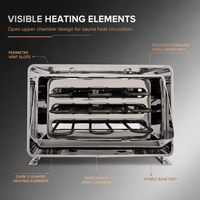 Ruang Sauna Uap Kering Listrik Harga Pabrik Pemanas Sauna Ruang Sauna Inframerah