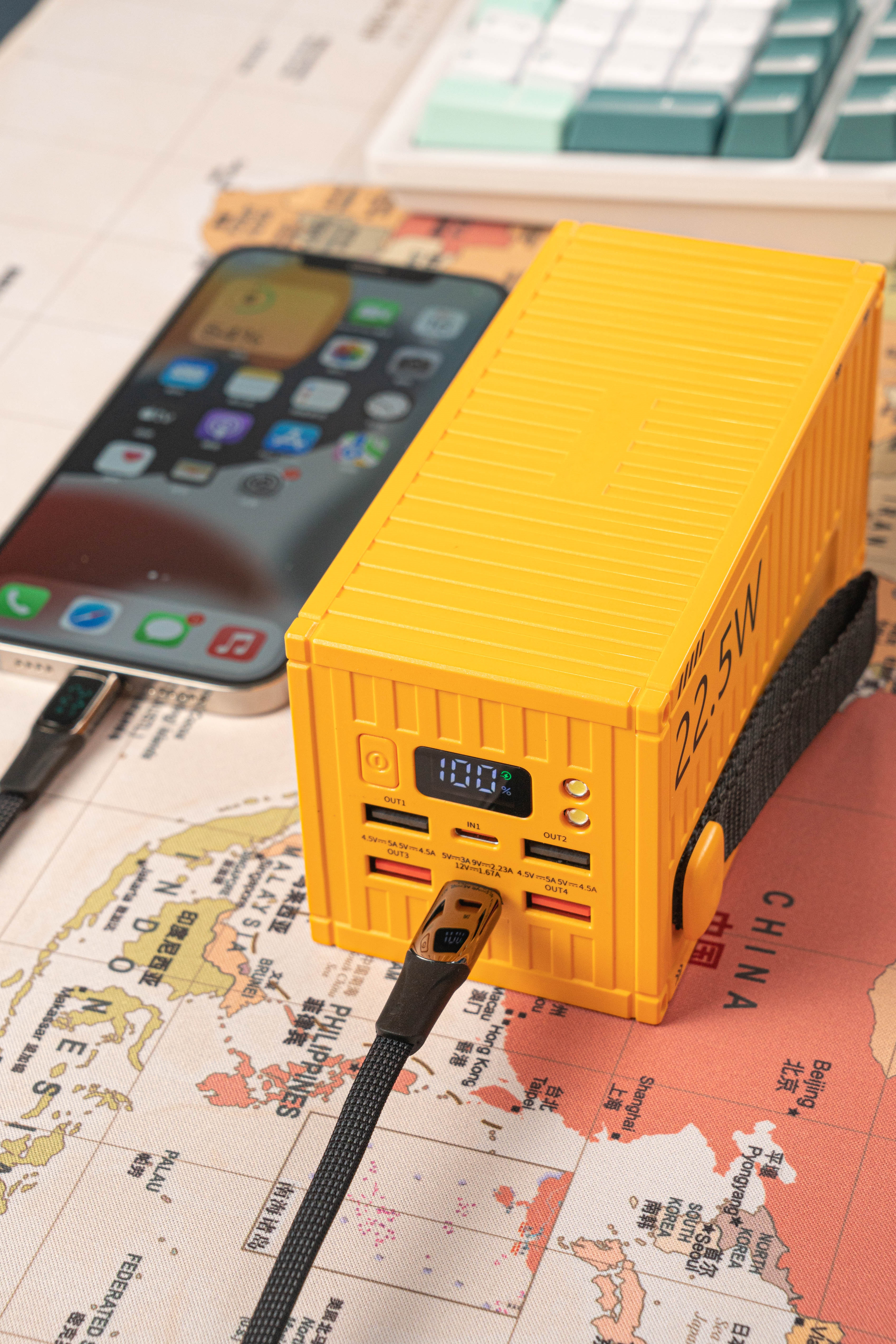 Power Bank Da 50000 MAh, Doppia Uscita USB, Caricabatterie - Foto 3