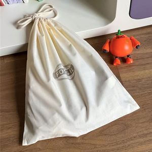 Custom Logo Printing Cotton Flannel Dust Bag for Handbag Soft Flannel Shoe <b>Clothes</b> Packaging Pouch - Product Image 6