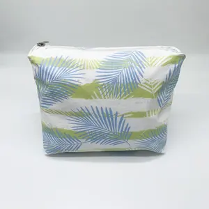 Marka yeni ürün seyahat çantaları geri dönüşüm yıkanabilir kullanımlık Hawaiian plaj çantası moda kız makyaj çantası