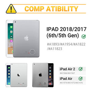 Housse de protection pour tablette HGD Kid antichoc avec poignée et support 9,7 pouces pour iPad Air 2 Air, avec cadre étanche - Product Image 6