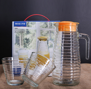 <span class=keywords><strong>Carafe</strong></span> à eau quotidienne <span class=keywords><strong>en</strong></span> gros, distributeur de boissons, verrerie, pichet <span class=keywords><strong>en</strong></span> <span class=keywords><strong>verre</strong></span> <span class=keywords><strong>avec</strong></span> <span class=keywords><strong>couvercle</strong></span> et poignée - Product Image 3