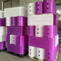 Barrières de protection HDPE combinées pour karting portable adulte, voitures de course, pistes de course et pistes de courses de chevaux, avec protection anti-collision