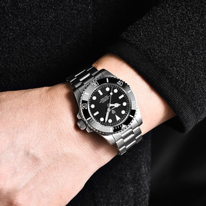 Montre mécanique automatique en acier inoxydable Berjani, 14 mm, résistante à l'eau, pour homme, PD-1694 - Product Image 4