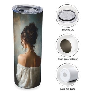 Custom Printed Stainless Steel Tumbler 20oz <b>Double</b> <b>Wall</b> Vacuum Insulated Portable Travel <b>Mug</b> - Product Image 3