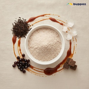 Poudre de thé au lait au sucre roux 1kg Sac Halal HACCP pour les magasins de bubble tea et de thé au lait OEM - Product Image 5