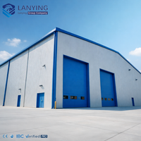 Estructura de Acero Desmontable de Bajo Costo, Taller y Almacén Prefabricados, Marcos de Acero Ligero Galvanizado, Garantía de 3 Años