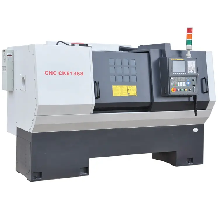 Alta precisão cama plana cnc usado máquina de torno ck6140s mini cnc torno 210