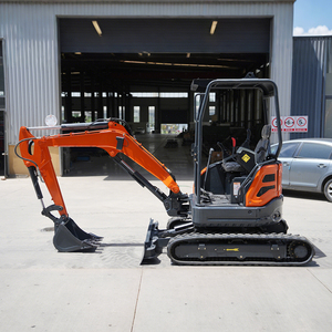 Free Shipping 2.5 Ton Mini <b>Excavator</b> Agriculture Compact Rubber Crawler Small Digger Farm Hydraulic Engine Bagger - Product Image 3