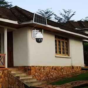 Caméra 4G sans fil de sécurité 4MP, style solaire intelligent pour la maison avec vision nocturne, détection de mouvement et diffusion en temps réel - Product Image 1