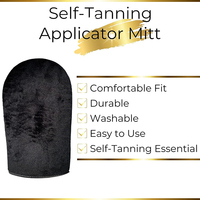 Logo personnalisé Vente en gros Gant de bronzage Mousse Noir Rose Brun Tan Autobronzant Applicateur Gant autobronzant