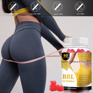 Großhandelspreis Eigenmarke Vegane Po-Vergrößerungsgummis Original BBL Gummies Die Echten Original Po-Vergrößerung - Product Image 5