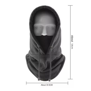 Ciclismo Invierno Hombres Polar Fleece Warmer Gorros Pañuelo para el cuello Mujeres sólidas Máscara de cara completa Cubierta Casco Liner Ski Balaclava Cap - Product Image 6