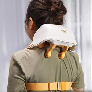 Winningstar Shoulder Neck Massager <b>USB</b> Rechargeable <b>Heating</b> Kneading Vibration Detachable Cleaning Infrared Therapy - Product Image 2