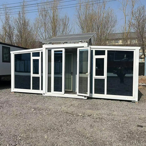 Casa de contenedores portátil plegable modular prefabricada extensible de 20 pies y 40 pies de diseño personalizado para aplicaciones de centro comercial de hotel - Product Image 2
