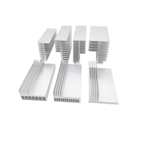 Radiateur Dissipateur Thermique en Aluminium 6063 Personnalisé avec Service de Découpe pour Carte de Circuit Imprimé (PCB), Refroidissement LED et Onduleur