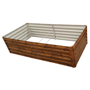 Fioriera Rettangolare in Metallo per Giardino, Produzione all'Ingrosso per Progetti di Giardinaggio - Product Image 2