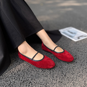 <span class=keywords><strong>Scarpe</strong></span> Mary Jane da <span class=keywords><strong>Donna</strong></span> Colorate, <span class=keywords><strong>Scarpe</strong></span> Basse in Camoscio con Tacco Piatto, <span class=keywords><strong>Scarpe</strong></span> da <span class=keywords><strong>Donna</strong></span> di <span class=keywords><strong>Grandi</strong></span> Dimensioni per Commercio Estero all'Ingrosso - Product Image 2