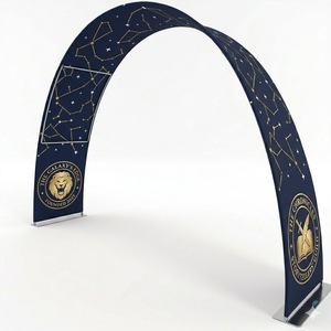 Arco Publicitario <span class=keywords><strong>de</strong></span> Aluminio Personalizado para Eventos Deportivos y Carreras, Banner <span class=keywords><strong>de</strong></span> Arco Curvo para <span class=keywords><strong>Ferias</strong></span> Comerciales - Product Image 2
