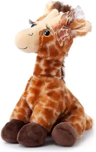 Brinquedo de pelúcia girafa, brinquedo de pelúcia com logotipo personalizado, brinquedo de pelúcia personalizado com desenho de animais fofos, brinquedo Plushei