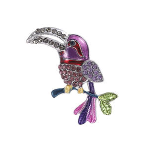 2024 Women's <strong>Owl</strong> Bird Rhinestone Brooches and Pins Alloy <strong>Jewelry</strong> with Plating Technology for Weddings and Engagements - Product Image 4