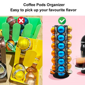 2024 RTS Logo personnalisé 28-35 dosettes rotatif <span class=keywords><strong>Nespresso</strong></span> <span class=keywords><strong>Vertuo</strong></span> <span class=keywords><strong>café</strong></span> Capsule support de dosette - Product Image 5