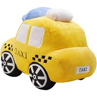YONLIT Peluche Camion Jaune Super Mignon 10,6 Pouces, Jouet en Peluche Doux en Forme de Taxi, Cadeau d'Anniversaire pour Enfants de 3 Ans et Plus