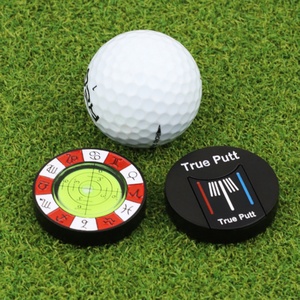 เครื่องทำเหรียญโลหะแม่เหล็กพิมพ์โลโก้สองด้านตามสั่ง พร้อมที่วัดระดับความลาดเอียงสำหรับกอล์ฟ  ตลกๆ  พร้อมฟองอากาศช่วยจัดตำแหน่ง - Product Image 5