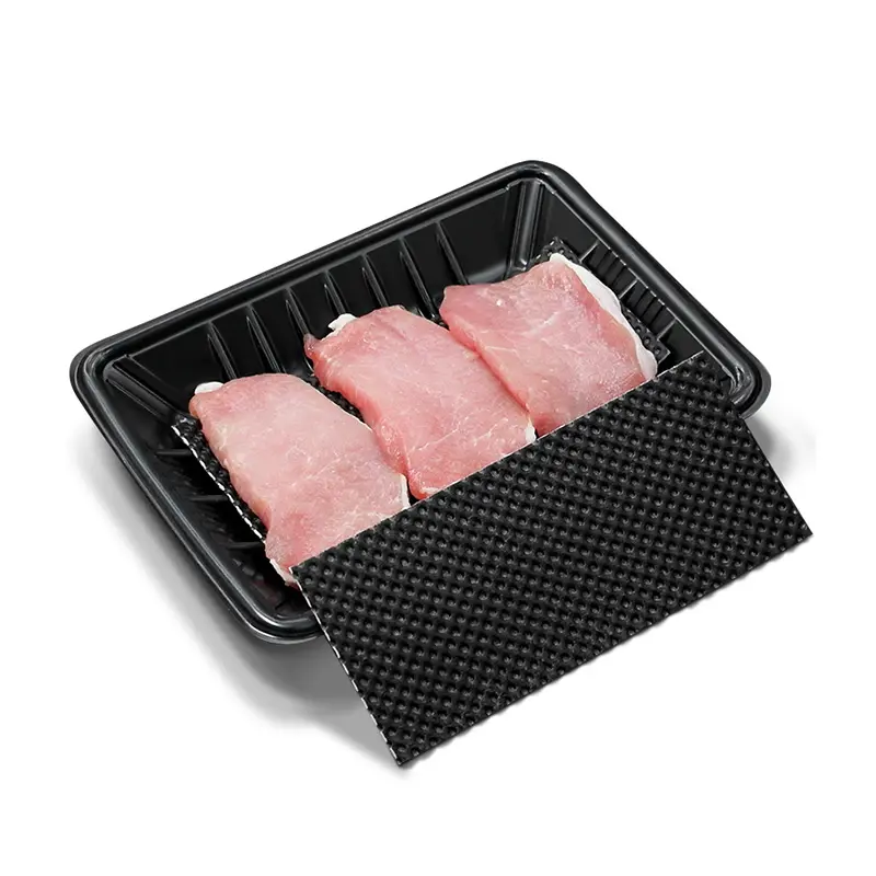 Food absorption capacity pad tray packaging meat pad absorbs excess moisture or moisture from meat vegetables or fruits