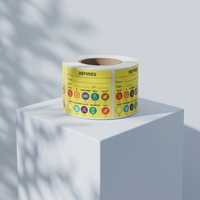 Label Barcode Tahan Air Premium Harga Pabrik 58x38mm/60x40mm Stiker Perekat untuk Promosi Supermarket