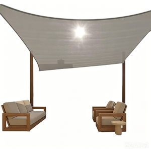 Tenda Parasole Rettangolare DaringFish in HDPE Poliestere Impermeabile Anti-UV per Patio, Giardino e Esterni - Bestseller - Product Image 6