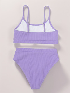 Conjunto de Bikini de 2 Piezas para Mujer, Traje de Baño de Diseño con Relleno Extraíble, Transpirable y Ecológico - Product Image 2