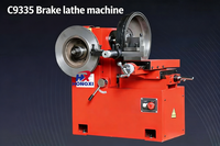 Nouveau tour à tambour de frein horizontal automatique HongXI C9335 haute vitesse pour travaux légers, traitement manuel des métaux, moteur automobile 220V 1