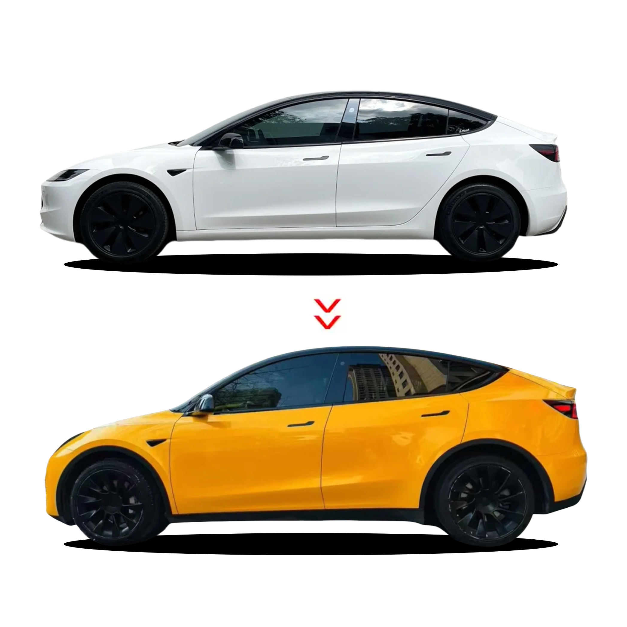 PET metal maple leaf yellow