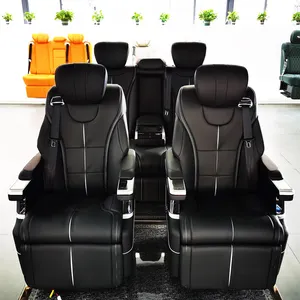 Silla de coche eléctrica de conversión automática de clase superior 2023, asientos VIP de lujo para Metris Maybach, Kit de asiento de furgoneta medio y trasero