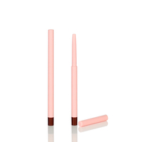 Tube vide rétractable minimaliste en plastique avec taille-crayon pour crayon à sourcils, eye-liner et crayon à lèvres