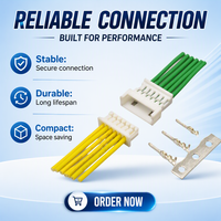 Conector de cable Molex Picoblade personalizado, paso de 1,25mm, aislamiento de PVC impermeable para aplicaciones eléctricas y electrónicas