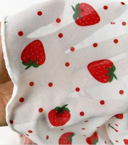 Vanfound 80003 Comodo Completo Estivo Casual con Gonna Corta, Grazioso <span class=keywords><strong>Pigiama</strong></span> con Motivo Floreale a Fragola e Inserti in <span class=keywords><strong>Pizzo</strong></span> - Product Image 5