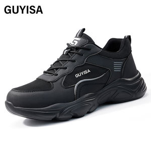 Zapatos DE SEGURIDAD Guyisa con aislamiento antigolpes y antiperforación, puntera de plástico ligera de 10KV para hombres - Product Image 1