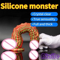 Dildo monstre en silicone, jouet anal, masseur de prostate, jouet sexuel pour hommes, femmes, couples, dildo animal pour stimulation du point G et de la prostate