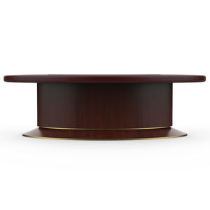 カスタムメイドのアンティーク木製高級プロ仕様オーバル型豪華カジノゲーム用バカラポーカーカードテーブル販売中 - Product Image 3