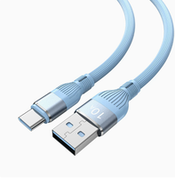Cable de Carga Rápida de 120W 5A/6A, Cable de Carga Tipo-C para Huawei Honor vivo oppo, Carga Rápida