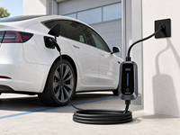 Chargeur de véhicule électrique portable intelligent Smartsafe EEAC7000C-P, contrôlé par application, avec garantie d'un an, pour une utilisation à domicile et en déplacement