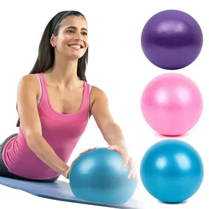 Balle de yoga et de pilates, équilibre et stabilité de 25cm, mini balle de posture anti-rafale en PVC, balles d'entraînement de gymnastique