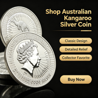 Pièce de monnaie australienne Kangourou 2021, 1 once, 99,99 % argent pur, pièce de collection